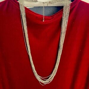 Premier Designs necklace with beautiful fine chains.